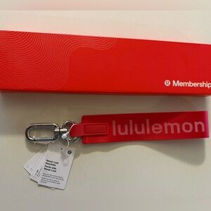 NWT lululemon Members Only Keychain